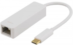Deltaco USBC-GIGA1, RJ45/USB-C, 0.1 m