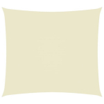 vidaXL P&auml;ikesevari, kreemjas, 3x3m, oxford kangas, kandiline, Kreminė