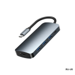 Adapter Remax RU-U5 5 In1 HDMI, 3x3.0USB, USB-C-Type-C / USB-C dokkimisjaam