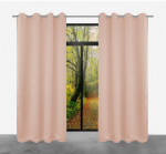 Pimendavad valmis kardinad ARCTIC silmustega, 140x250, ZARP-10 Puuder