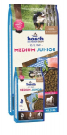 Bosch Petfood Medium Junior High Premium keskmist t&otilde;ugu kutsikatele, 15 kg+2 kg