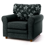 Tugitool Greta, musta v&auml;rvi jalad, Tugitool Greta, must Inari 100, musta v&auml;rvi jalad