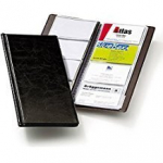 Visiitkaardimapp 96-le Visifix, must Durable
