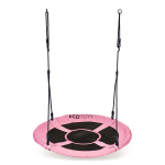 Pesakiik Ecotoys, roosa, 100 cm