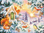 Tikkimiskomplekt Magic Needle "Winter Morning" 110-700