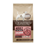 Quattro Small Breed teraviljavaba h&uuml;poallergeenne kuivtoit v&auml;ikestele t&auml;iskasvanud koertele koos l&otilde;he ja krilliga, 7kg