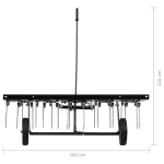 vidaXL kobesti murutraktorile 100 cm
