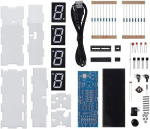 DIY elektroonilise kella komplekt (sinine) &ndash; 4 LED digitaalkella komplekti automaat