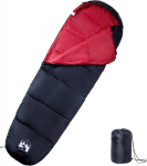 Magamiskott vidaXL, 207x70 cm, must/punane