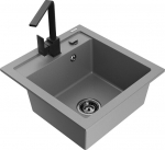 Graniidist k&ouml;&ouml;givalamu Mexen Vito koos segisti ja sifooniga, Grey+Black