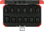 GEDORE punane Impact Socket Set 1/2 12-osaline