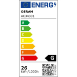 Osram luminofoortoru DULUX F Energiesparlampe 24W/830 2G10