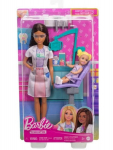Mattel m&auml;ngunukk Barbie Lekarz Dentystka z pacjentem ciemne włosy