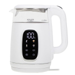 Temperatuuriregulaatoriga elektriline veekeetja 1,7 L Adler AD-1305 valge