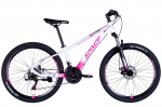 MTB jalgratas Mercury Alumiinium 26&Prime;, valge/Roosa