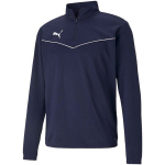 Puma Džemprid TeamRise 1/4 Zip Top Peacoa Blue 657394 06