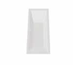 Vann Besco Vera, 170 x 75 cm, sifooniga ja t&auml;idisega, valge