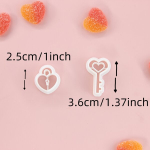 Saviglina l&otilde;ikur Meilės spyna, 2pcs Love Lock & Key