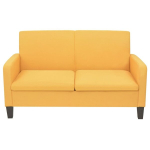 2-kohaline diivan, 135 x 65 x 76 cm, kollane CFE36648