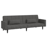 2-kohaline diivanvoodi patjadega, tumehall, kangas CFE32545
