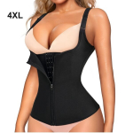 Naiste 2-&uuml;hes Keha Vormiv Korsett, T&otilde;mblukuga Talje Treenija. , 4XL