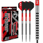 Red Dragon Javelin Black Series Steeldarts komplekt 24g koos sulgede ja vartega