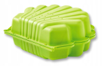 Suletud plastist liivakast xl 2 elementi suur karp Paradiso Toys