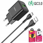 Kiire v&otilde;rgulaadija Quick Charge 3.0 Qc3.0 18w 3a + C-t&uuml;&uuml;pi kaabel