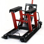 Madala profiiliga h&uuml;drauliline t&otilde;stuk ratastega mootorratastele, ATV-dele, 114&ndash;380 mm, 680 kg