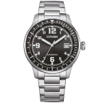 Citizen Automatic NJ0190-51E automaatkell musta sihverplaadi ja metallrihmaga