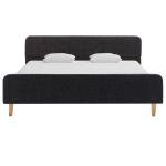 Kaheinimese voodi, t&auml;iskasvanute voodi,voodiraam, tumehallist kotiriidest, 160 x 200 cm CFE681730