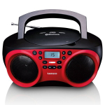 Magnetoola CD-raadio LENCO SCD-501 Bluetooth, punane