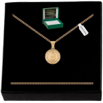 Kuldne kett pancerka + medaljon ema boska 925/585 14k + graveering ristimine