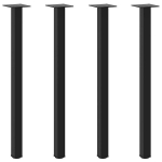 kohvilaua jalad, 4 tk, must, 72-74 cm teras CFE605790