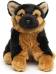 Uni-toys saksa lambakoera kutsikas, istuv - ilma jalutusrihmata - 18 cm (k&otilde;rgus) - pl&uuml;&uuml;skoer, lemmikloom - pl&uuml;&uuml;sm&auml;nguasi, kaisukaru