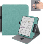 Vakarey &uuml;mbris randmerihmaga Kobo Libra 2/libra Colourile, unerežiimi &uuml;mbris Tolino Vision 6/tolino Vision Colourile, &uuml;mbris pliiatsi hoidjaga, roheline