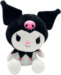 Hello Kitty kaisukaru 30 cm - Kuromi disain Sanrio pl&uuml;&uuml;skollektsioonist | Pehme Hello Kitty pl&uuml;&uuml;skaru, ideaalne f&auml;nnidele ja kollektsion&auml;&auml;ridele, Hello Kitty pl&uuml;&uuml;skaru lastele ja t&auml;iskasvanutele