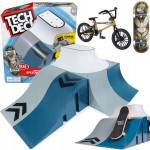 Tech Deck Xconnect speed wave fingerboardi ja bmx fingerbike stardikomplekt + ramp real cult