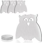 4 tk &ouml;&ouml;kullimotiividega laudlinade raskused v&auml;litingimustes kasutamiseks, magnetilised roostevabast terasest laudlinade raskused, laudlina klambrid aia piknikutele, pidudele, k&ouml;&ouml;kidesse ja restoranidesse