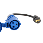 Adapter 220 V, 1-faasiline pistik