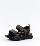 Poiste sandaalid 440209 01, roheline/must