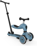 Scoot & Ride Highwaykick 1 l&uuml;katav t&otilde;ukeratas koos istmega, laste t&otilde;ukeratas 2-in-1 tasakaaluratas juhtrauaga alates 1 2 aastast, kasvab koos lapsega, k&otilde;rgus reguleeritav ilma t&ouml;&ouml;riistadeta