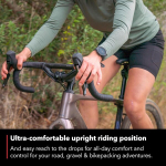 Redshift Top Shelf Low Flare juhtraud maantee-, kruusa-, turismi- ja pendelratastele, alumiiniumist drop bar, 50 mm t&otilde;us, 41 cm laius