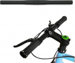 Loevelosi singlespeed lenkstang sirge must 38 cm l&uuml;hike alumiiniumist sirge lenkstang fixie &uuml;hek&auml;igulistele jalgratastele, sirge fixy lenkstang