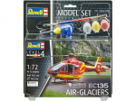 Revell - EC 135 Air-Glaciers Model Set, 1/72, 64986