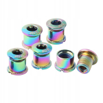 5x M8 jalgratta hammasratta kruvimutrid Solid Road Mountain ketiratas B-double Disc