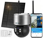 V&auml;ljas p&auml;ikese Ip-kaamera Sim-kaardiga 4g Lte Gsm Aku Vastupidav 3mp 2k Smart