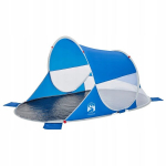Vidaxl Pop-up rannatelk, sinine, veekindel
