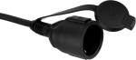 Rev pikendusjuhe v&auml;litingimustesse, 10 m, max 3680 W, Ip44 pritsmekindel, must