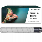 Evoke tooner Konica Minolta Tn-221 must | 24000 lehek&uuml;lge | Tn221